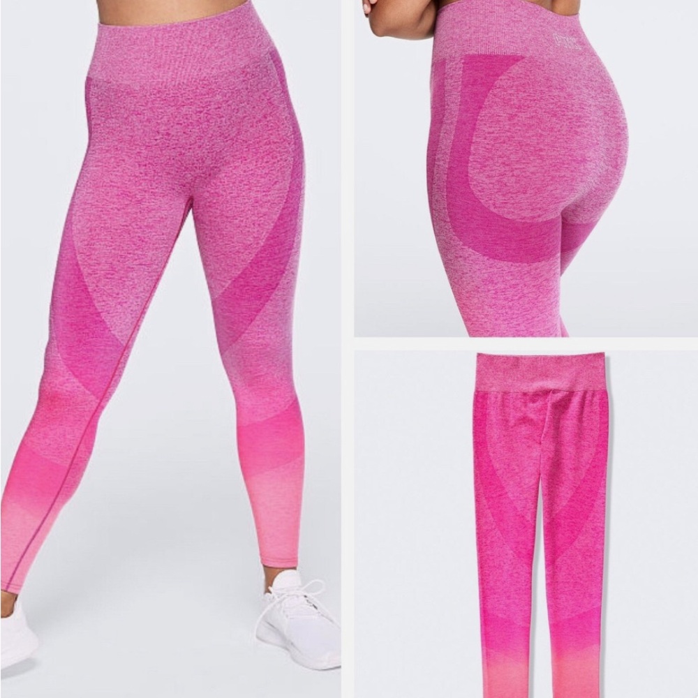 VICTORIAS SECRET PINK SEAMLESS WORKOUT PANT
TIGHT LEGGING Small. EUC